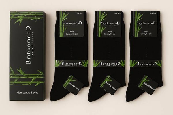 Hovedbilde 3 pack Luxury Bambus sokker Herre